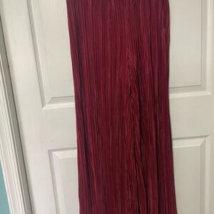 SHEIN Burgundy Maxi Skirt